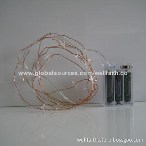 LED string lights, outdoor with environment protection, safety and waterproof